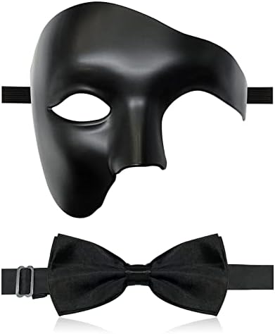 Amazon.com: IDOXE Zorro Black Masquerade Masks Cool Men Fighter